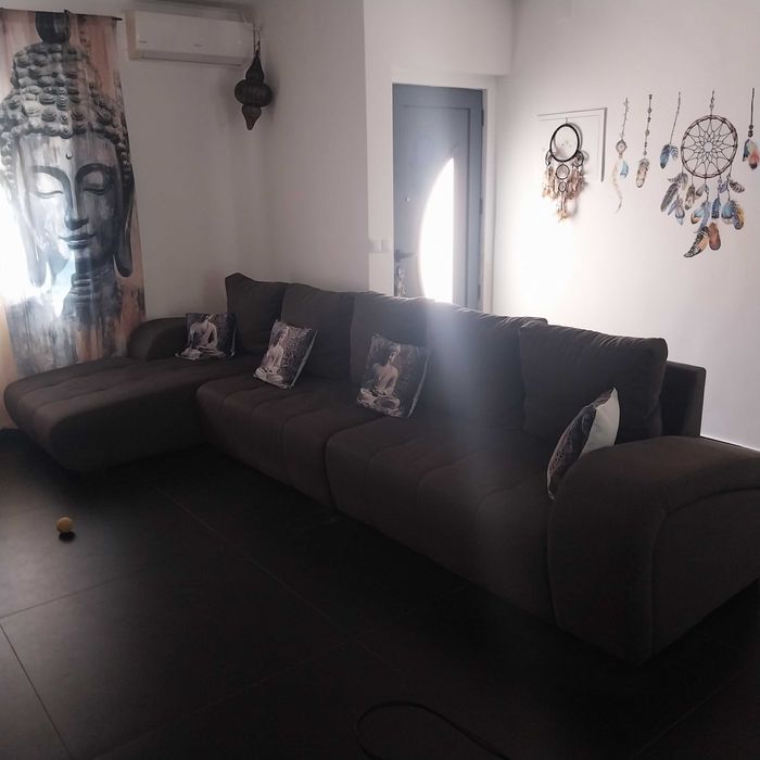 Sofa grande com chaiselong