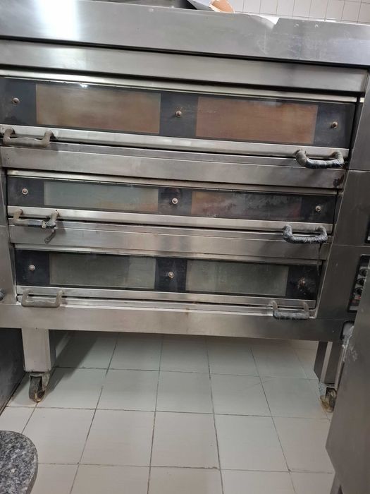 Forno elétrico e Estufa de Padaria/Pastelaria