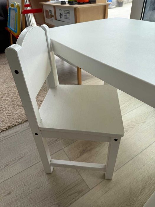 Mesa para criança brincar, com cadeira e banco, IKEA