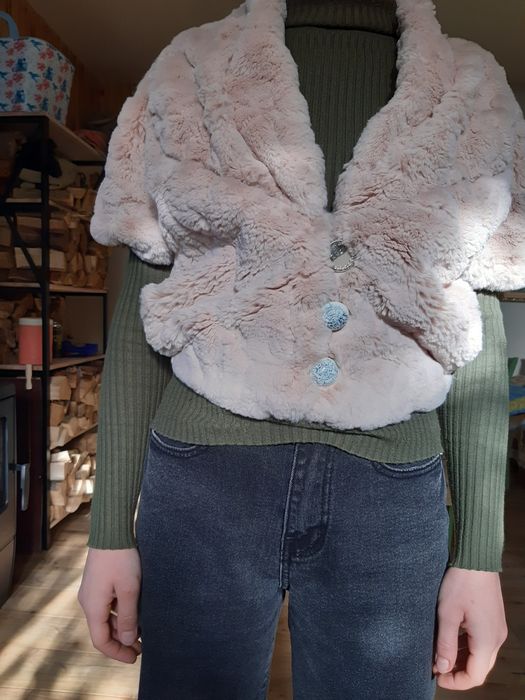 Женская  стильная шубка желетка ELISA CAVALETTI made in Italy