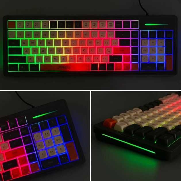 Клавіатура USB XSTRIKE XS-1016, довжина кабелю 150см,RGB підсвічування