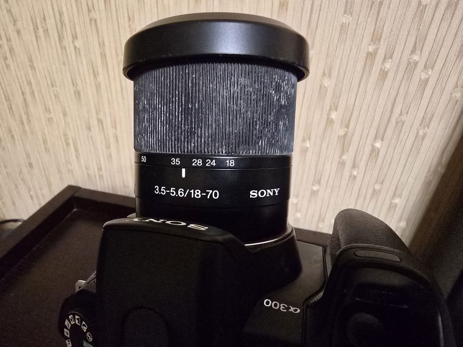 Цифровий дзеркальний фотоапарат sony alpa dslr a300 +2 об'єктива