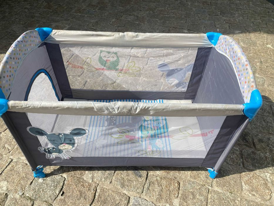 Parque de Bebé ZY Baby com Porta Lateral e Saco Transporte