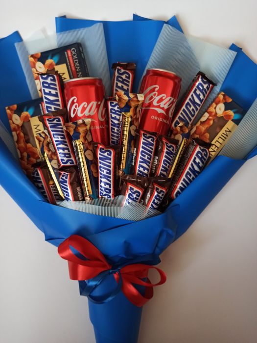 Букети з цукерок Для дітей, жінок, чоловічий.