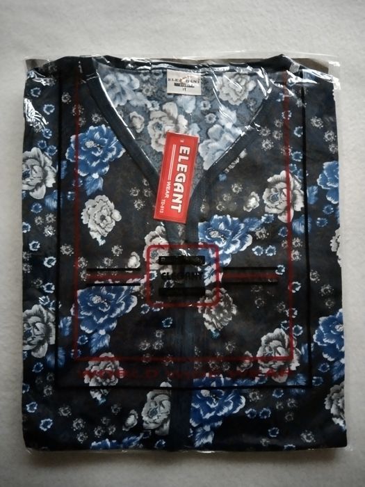 M 38 Koszula ciążowa nocna piżama rozpinana cała na zamek błyskawiczny