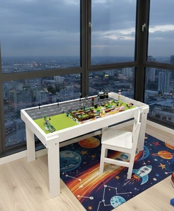 Столик для немовлят інклюзивний дерево меблі дитячі садочок стільчик