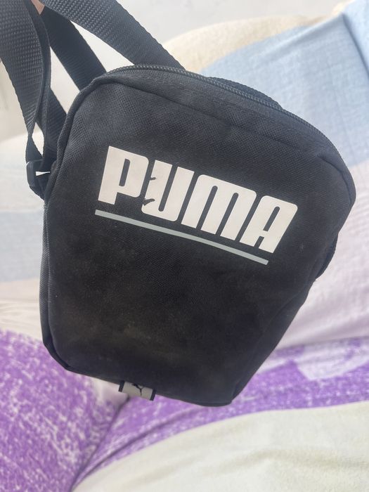 Оригинальная сумка Puma через плечо | Черная | Отличное состояние