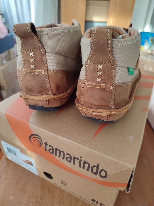 Новые кожаные ботинки мокасины tamarindo США