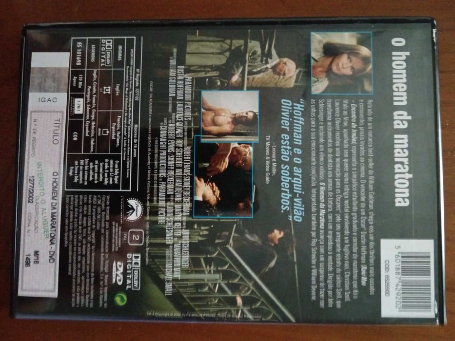 filme dvd original - o homem da maratona