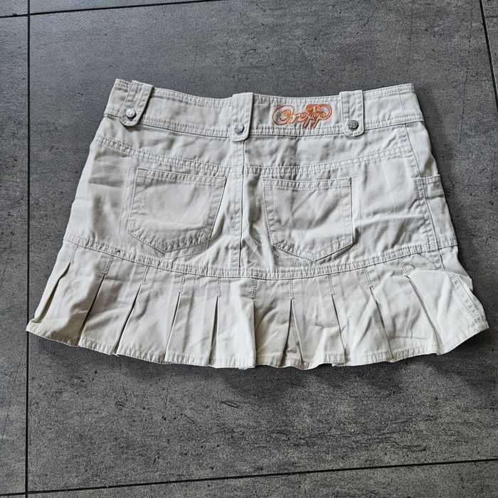 Spódniczka mini beżowa Cropp r.S