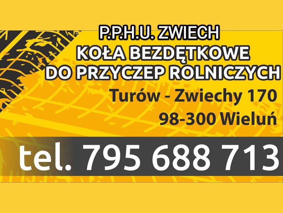 Koła koło bezdetkowe rozsiewacz wapna rcw wapniarka 315/70-22.5 385