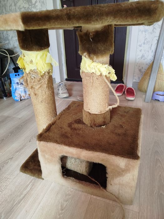 Кошачий домік,когтеточка