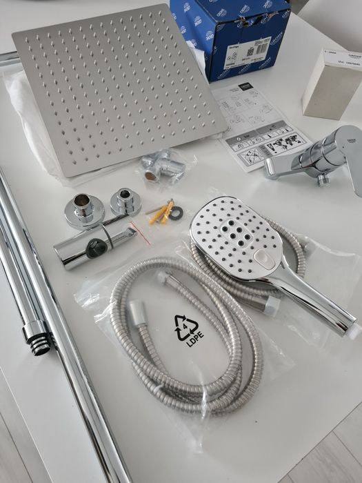 Bateria Grohe Zestaw prysznicowy chrom