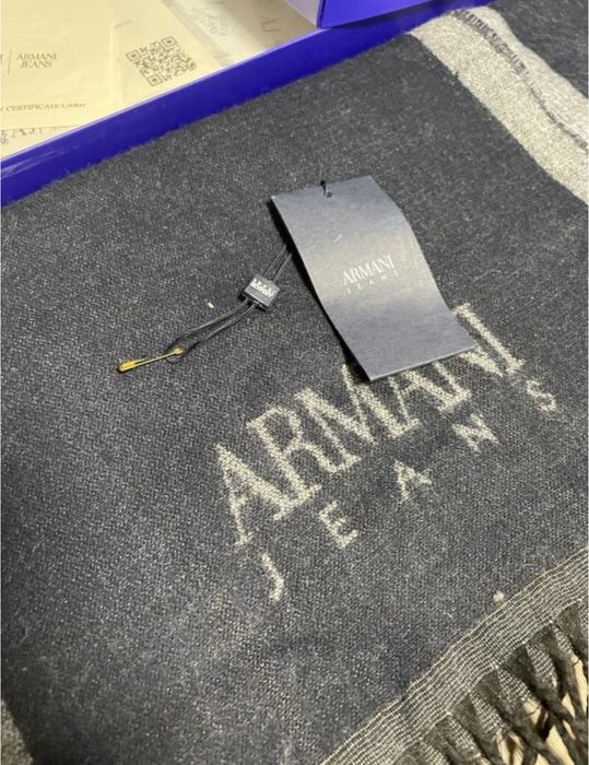 Шарф мужской Шарф Armani кашеміровий