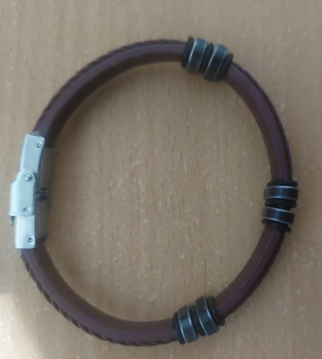 Pulseira homem castanha