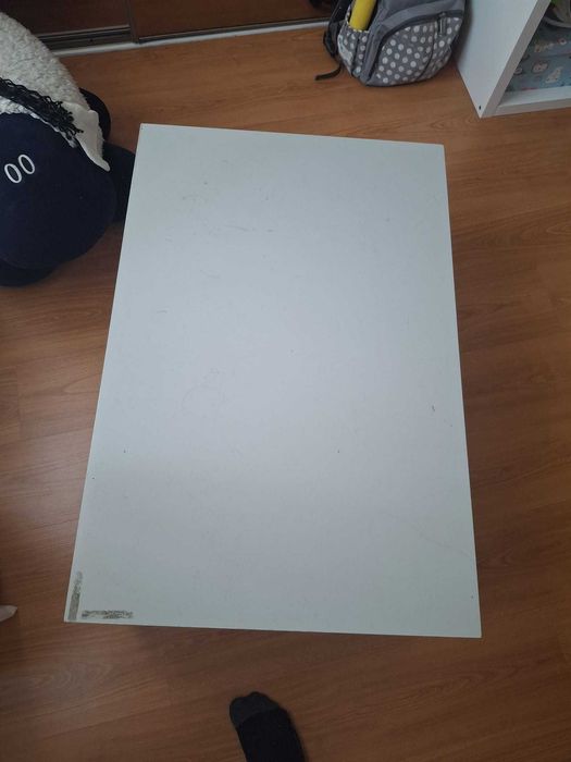 Mesa de Centro Cinzento/Branco
