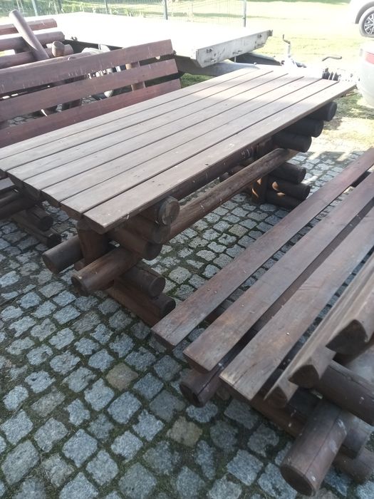 Meble ogrodowe - drewniane