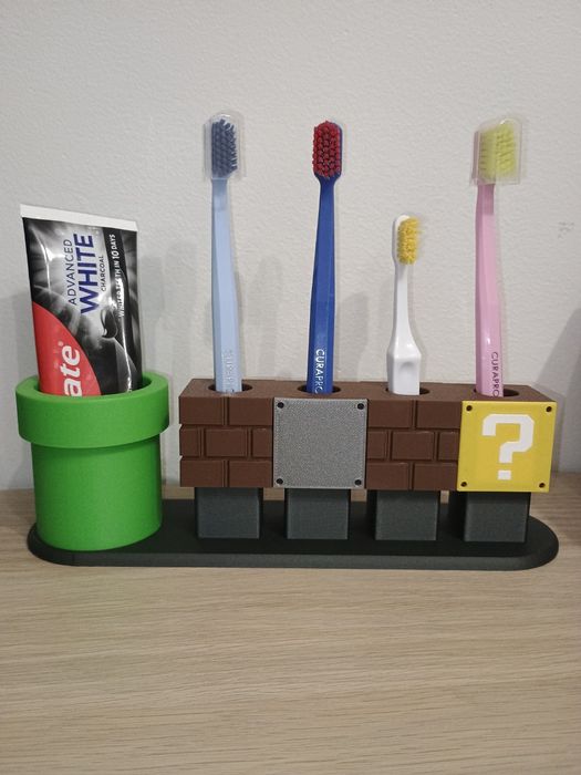 Porta pasta de dente e caneta