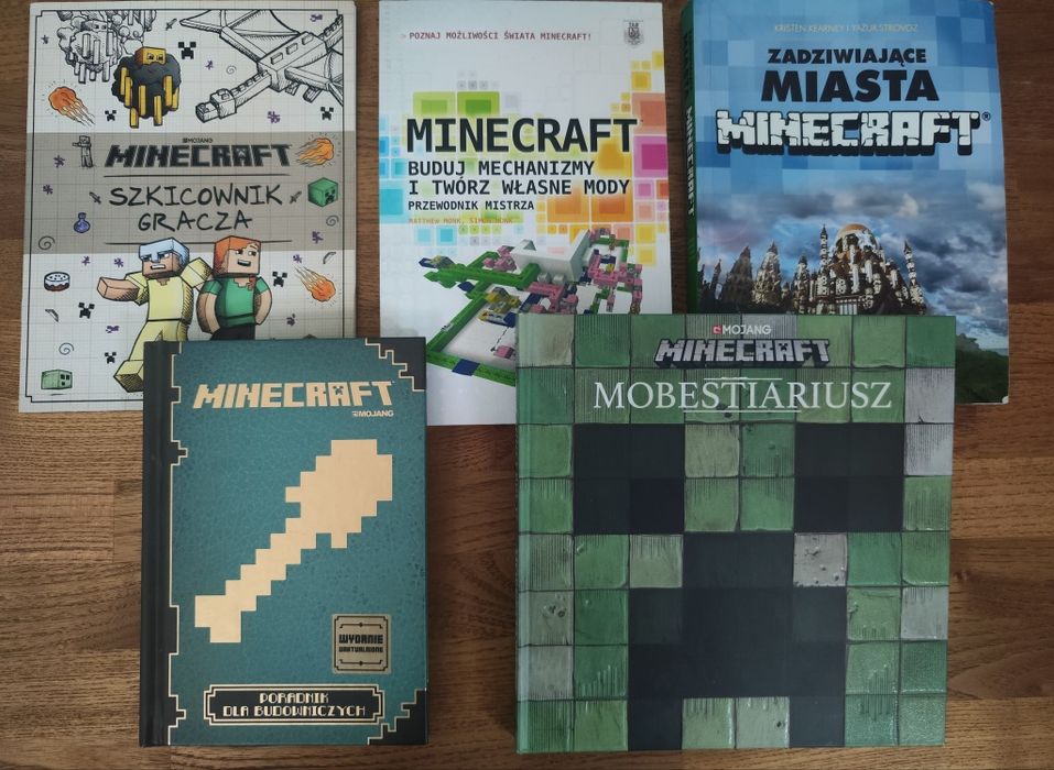 Zestaw książek minecraft