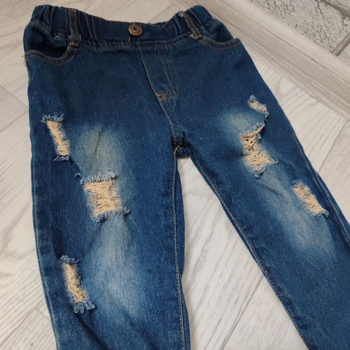 Джинси рвані штаны на хлопчика Shein