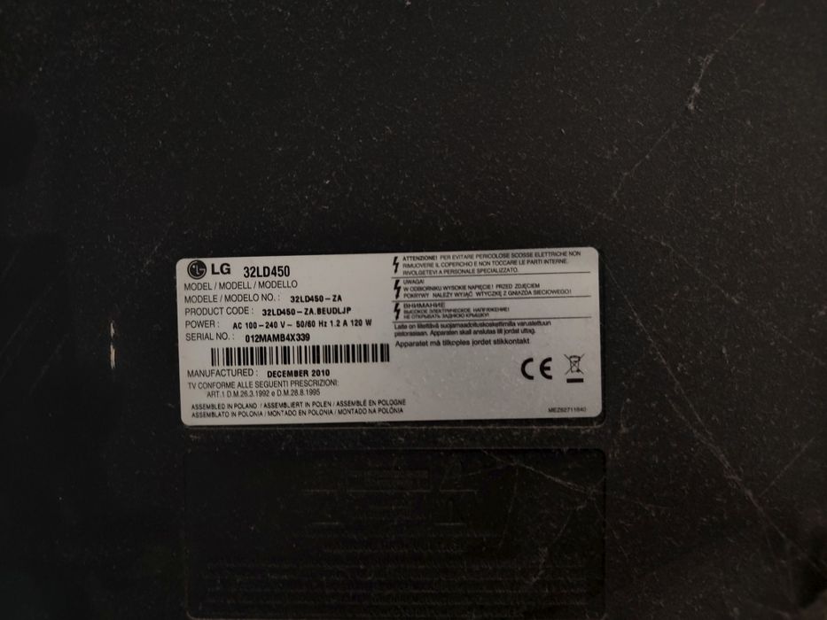 Telewizor LG 32LD450 32 cale Full HD