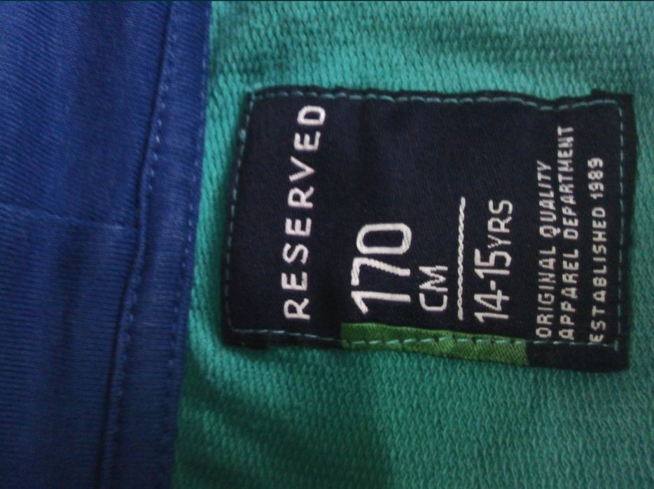 Bluza chłopięca bawełniana Reserved kapturem 14-15 lat 170cm.