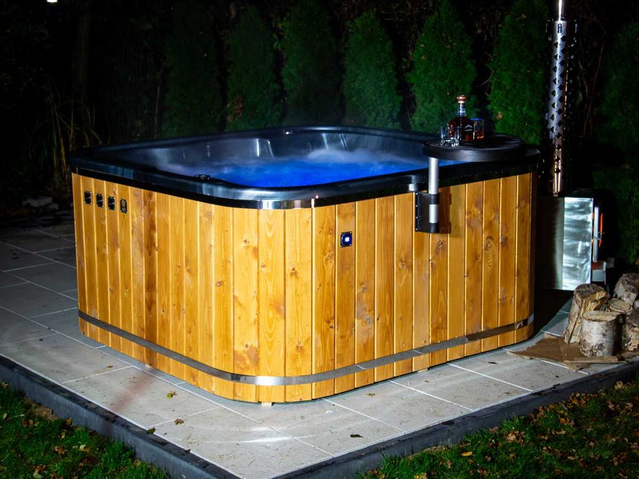 Wanna SPA akrylowa JACUZZI ogrodowe 204x204cm hydro POLSKI PRODUCENT