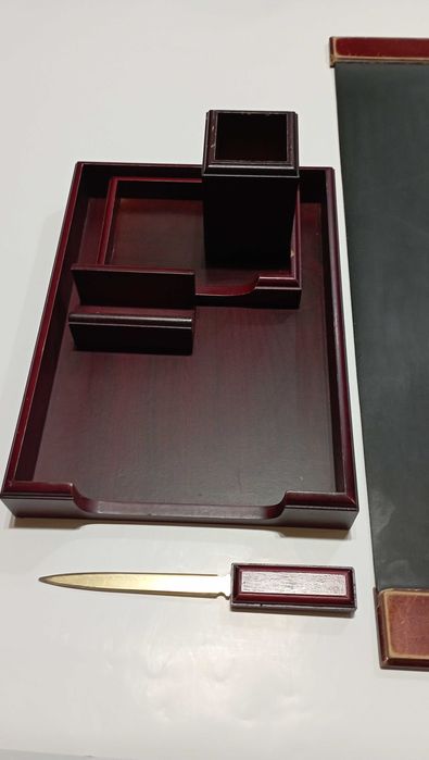 Настільний набір для керівника (6 предметів). Дерево