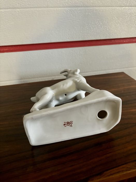 Figurka kozica ZHK Połonne porcelanowa lata 70