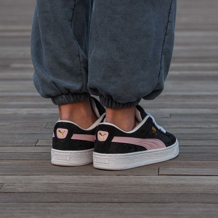 Кросівки Puma Suede XL Black/Pink premium