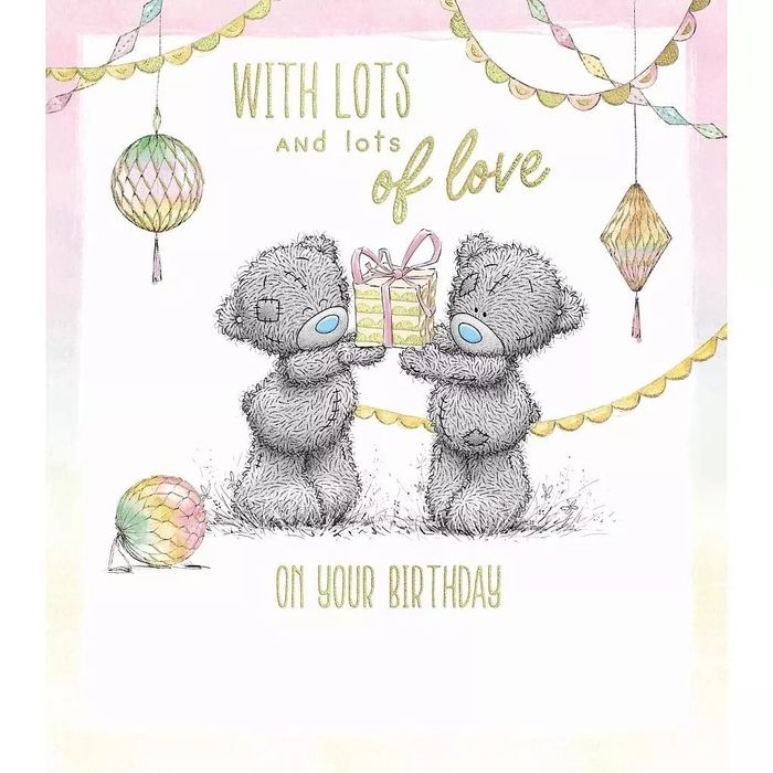 Kartka urodzinowa Lots of Love. Nowy Produkt
