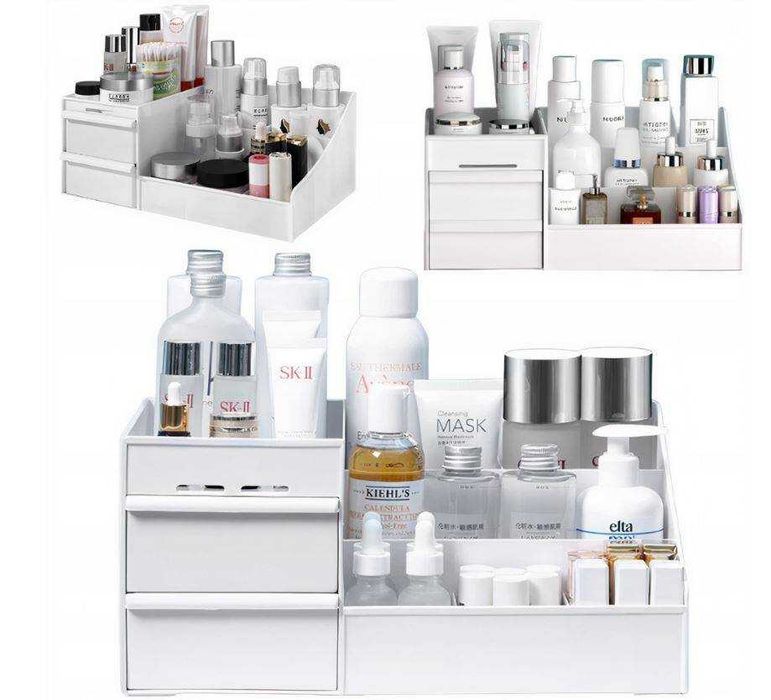 Organizer na kosmetyki szkatułka szuflady pojemnik