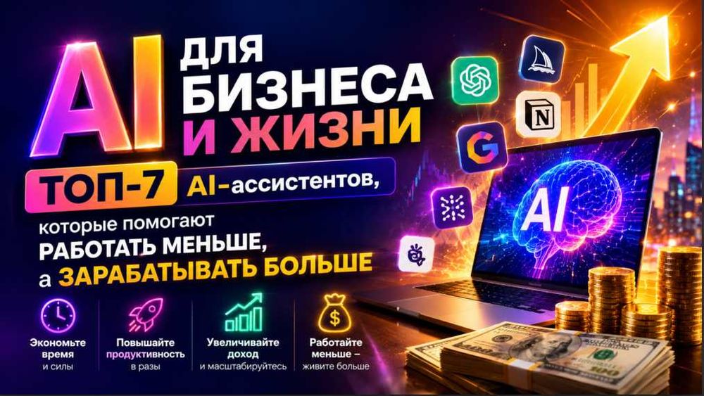 Майстер-клас по AI для бізнеса і прибутку.
