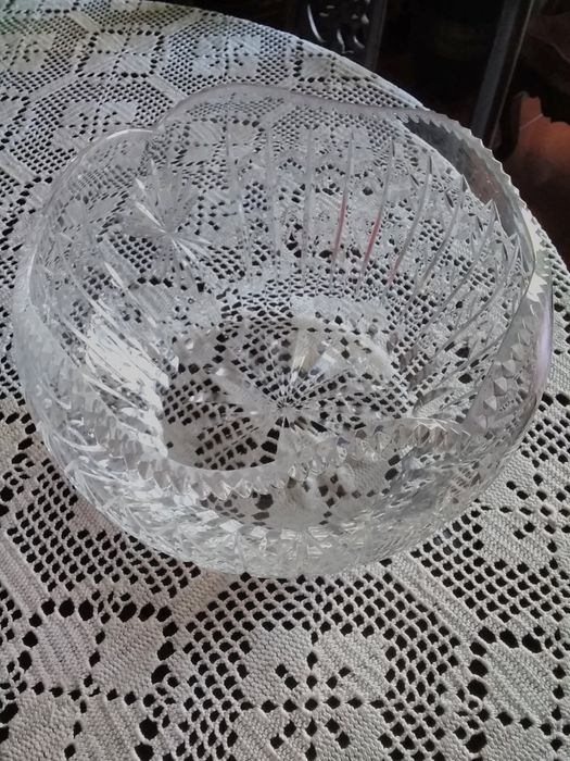 Grande taça em Cristal da Stephans