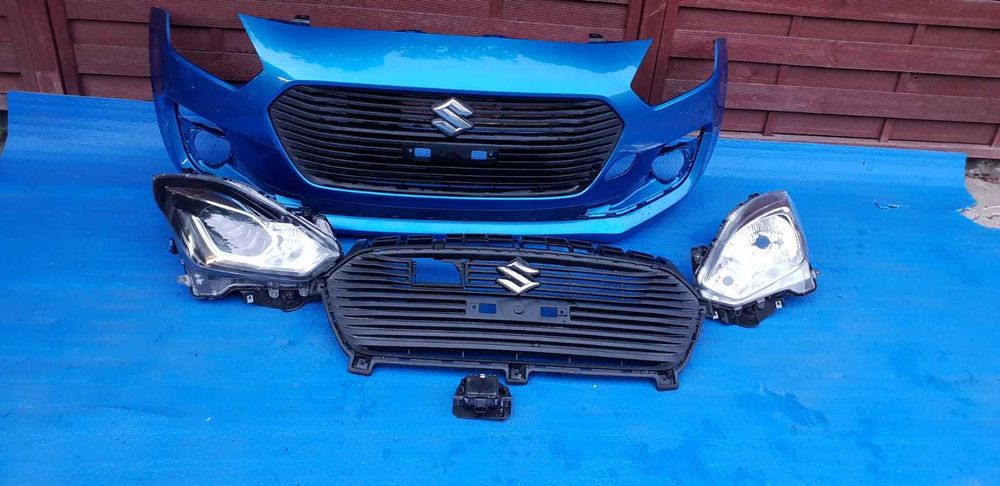Suzuki Swift 2020 zderzak maska lampy