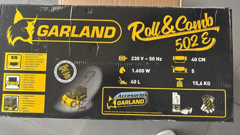 Máquina Elétrica GARLAND ROLL&COMB 502E-V19