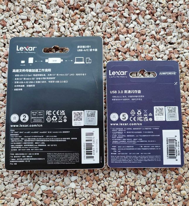 Lexar Dual Slot USB-A/C microSD Card USB 3.2 Gen 1 + pendrive 64GB.