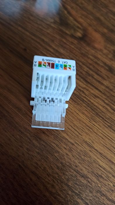 Модуль rj 45 в мережеву розетку
