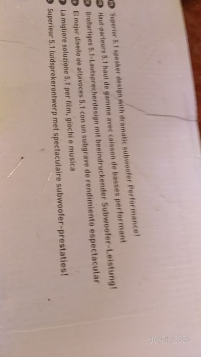 Colunas de som polivalentes sistema,5.1