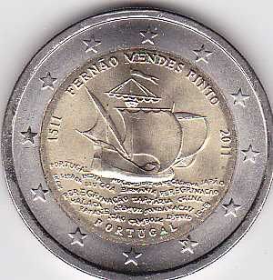 Portugal moedas de 2 euro comemorativas UNC