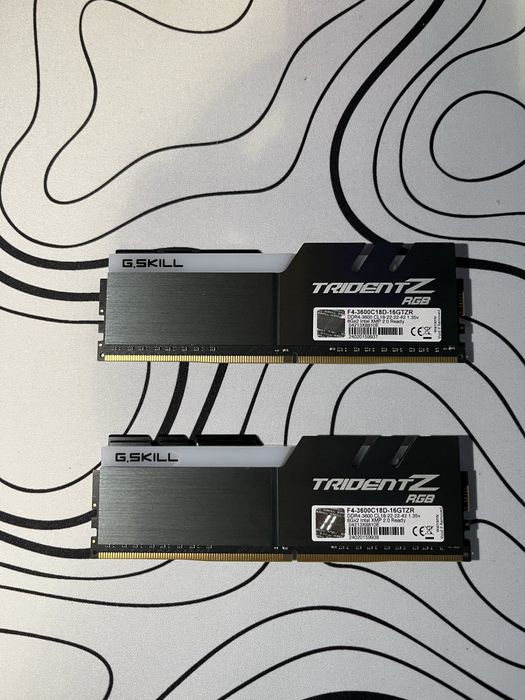 Оперативная память G.SKILL Trident Z RGB 16GB (2×8GB) DDR4 3600 MHz
