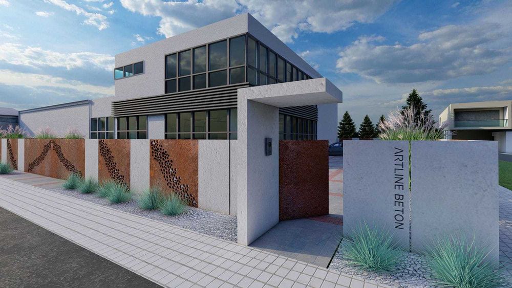 Mur ogrodzeniowy | nowoczesne ogrodzenie | elka ogrodzeniowa