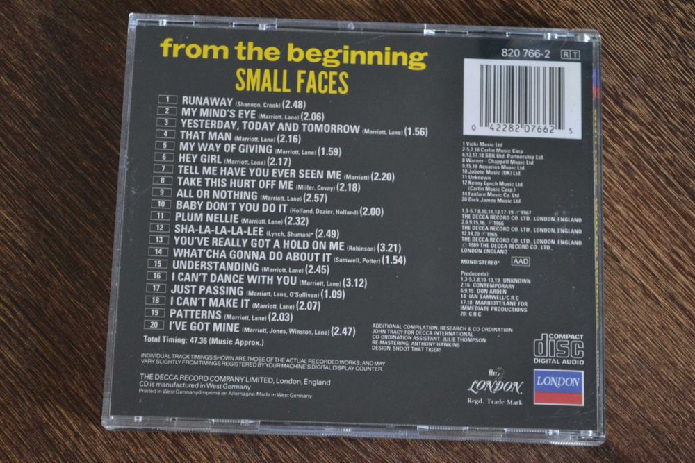 Small Faces - From The Beginning  CD