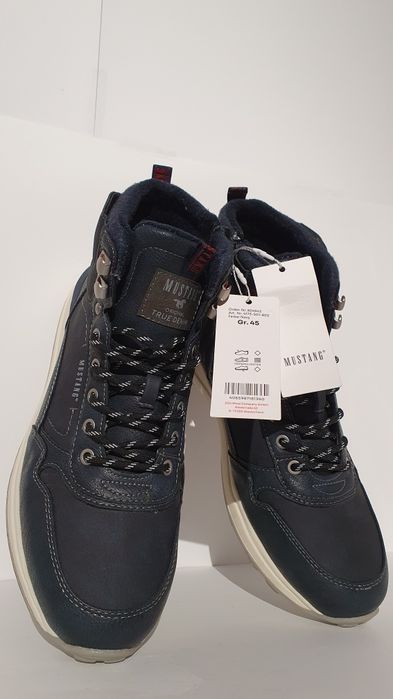 Buty nowe męskie ocieplane marki Mustang w rozmiarze 45