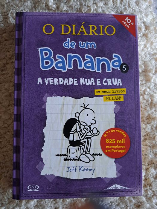 Livros coleção "Diário de um Banana" do 1 ao 9