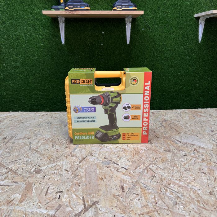 Акумуляторний шуруповерт Procraft PA20LI DFR 20В 50 Нм