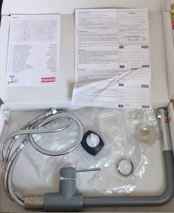 Bateria kuchenna z wyciąganą wylewką Franke Sirius 115.0476.824 - NOWA