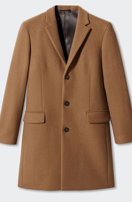 Sobretudo comprido Slim Fit Tamanho S