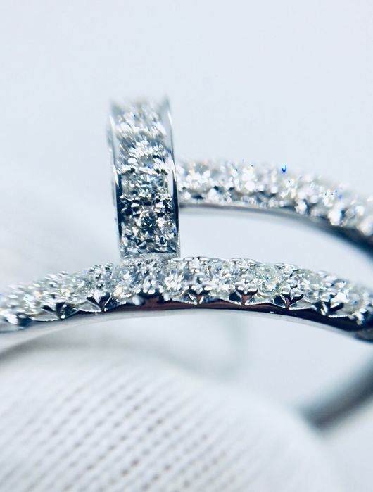 Золотое Кольцо гвоздь Juste un Clou CARTIER, Бриллианты 0.40ct. 2450$