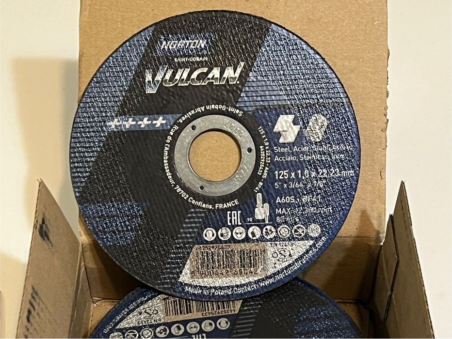 25 discos de corte ferro inox Vulcan Norton